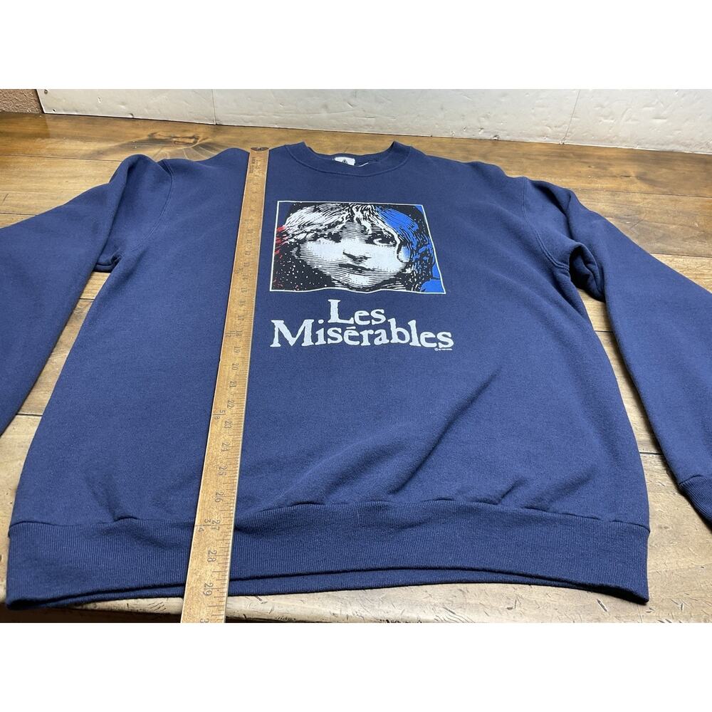 Vintage 1986 Les Misérables Broadway Musical Crewneck Sweatshirt USA Size XL - Picture 6 of 8